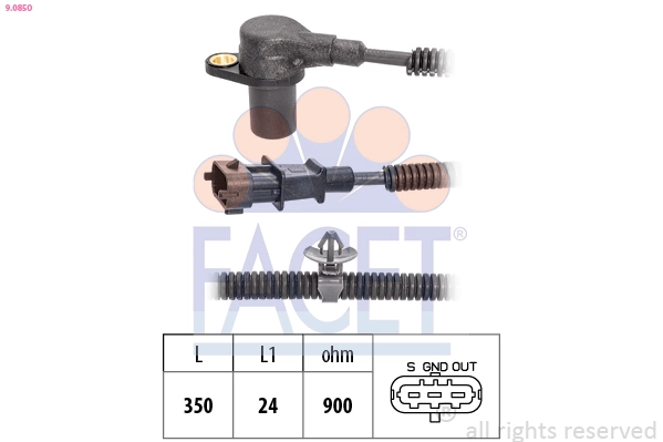 Sensor, crankshaft pulse