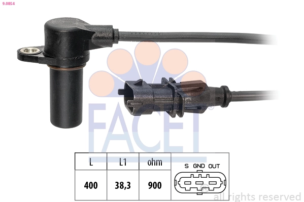 Sensor, crankshaft pulse