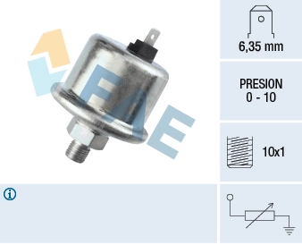 Sensor, oil pressure