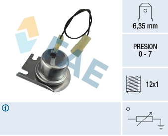 Sensor, oil pressure