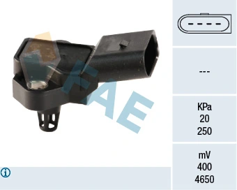 Sensor, boost pressure