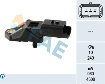 Sensor, intake manifold pressure