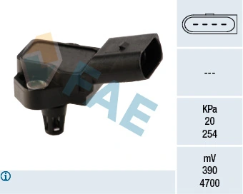Sensor, boost pressure