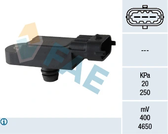Sensor, boost pressure