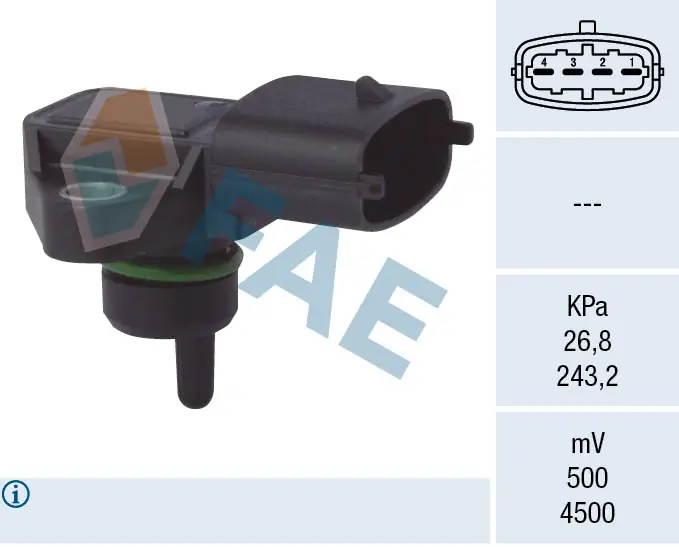 Sensor, intake manifold pressure