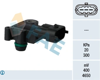Sensor, boost pressure