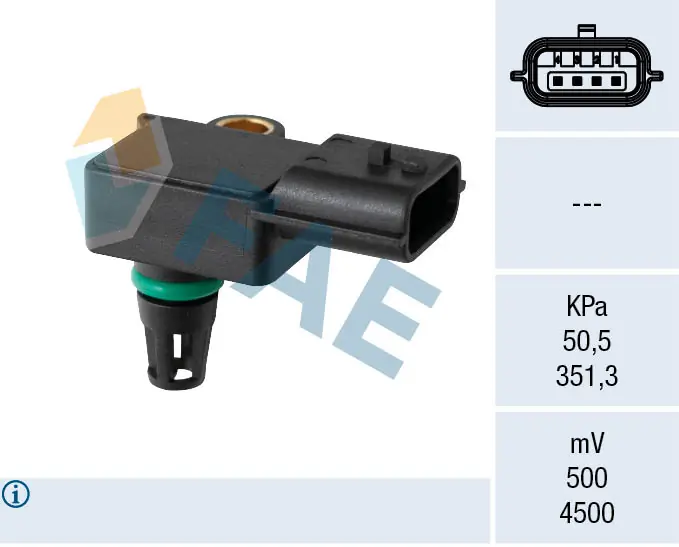 Sensor, intake manifold pressure