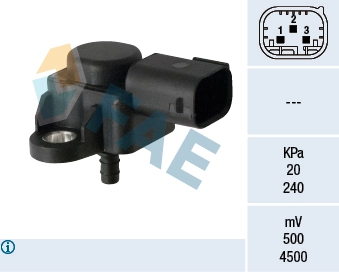 Sensor, boost pressure