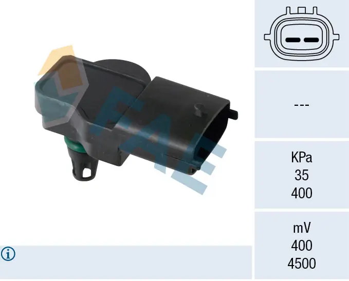 Sensor, boost pressure