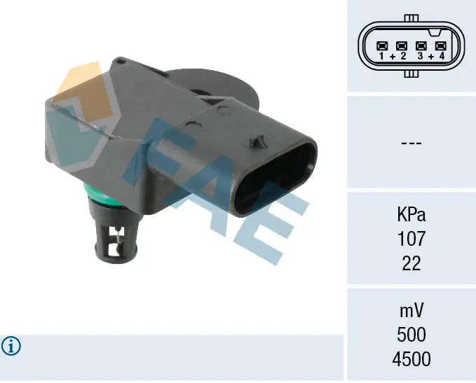Sensor, intake manifold pressure