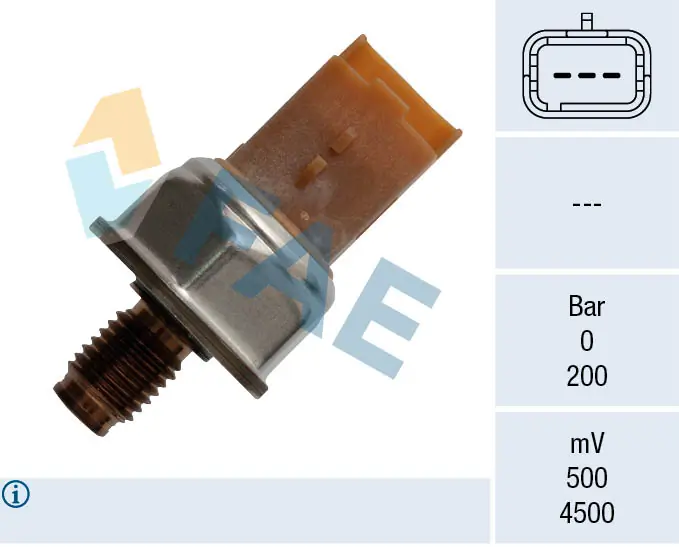 Sensor, fuel pressure