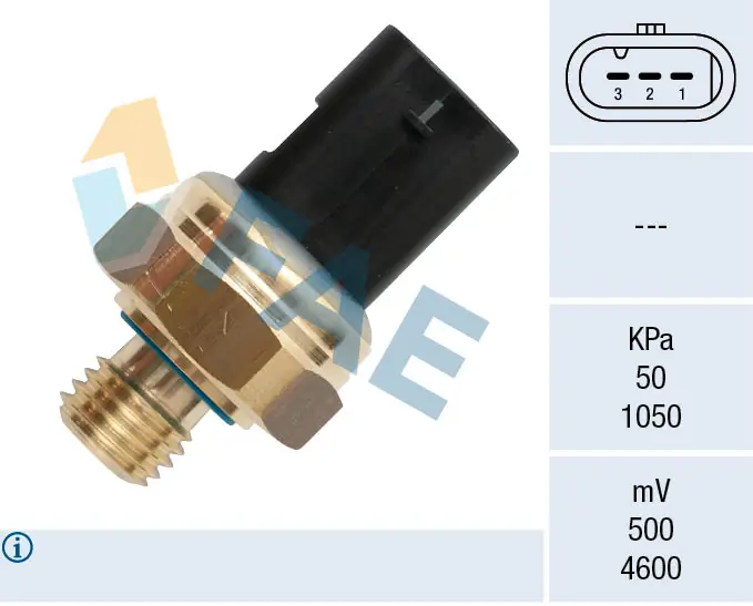 Sensor, oil pressure