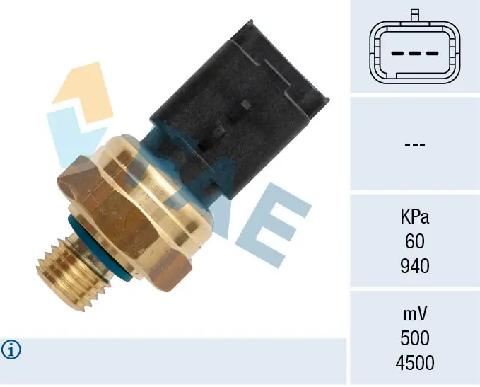 Sensor, oil pressure