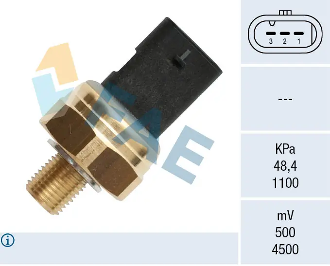 Sensor, oil pressure