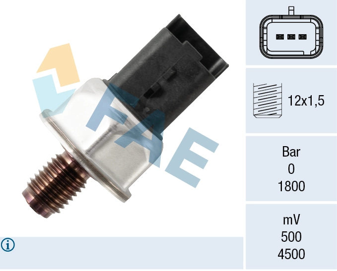 Sensor, fuel pressure