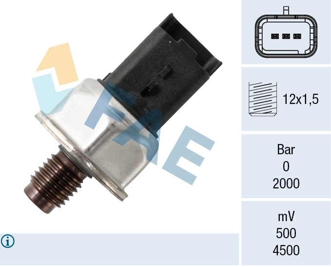 Sensor, fuel pressure