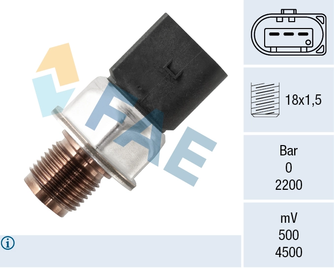 Sensor, fuel pressure
