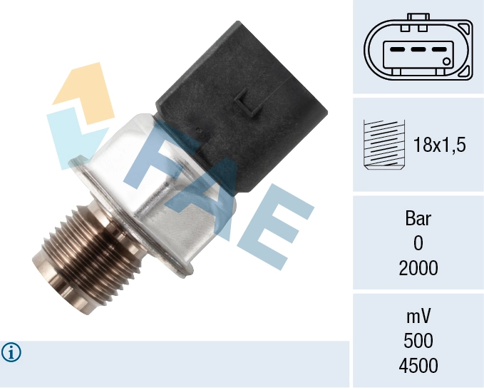 Sensor, fuel pressure