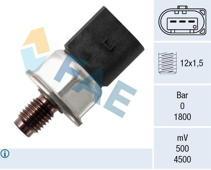 Sensor, fuel pressure