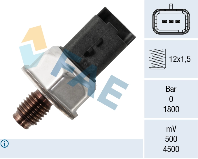 Sensor, fuel pressure