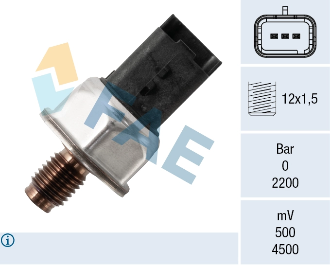 Sensor, fuel pressure