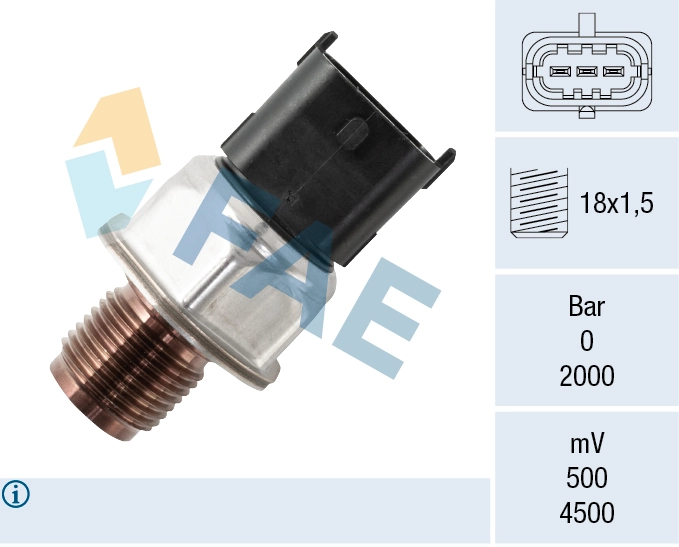 Sensor, fuel pressure