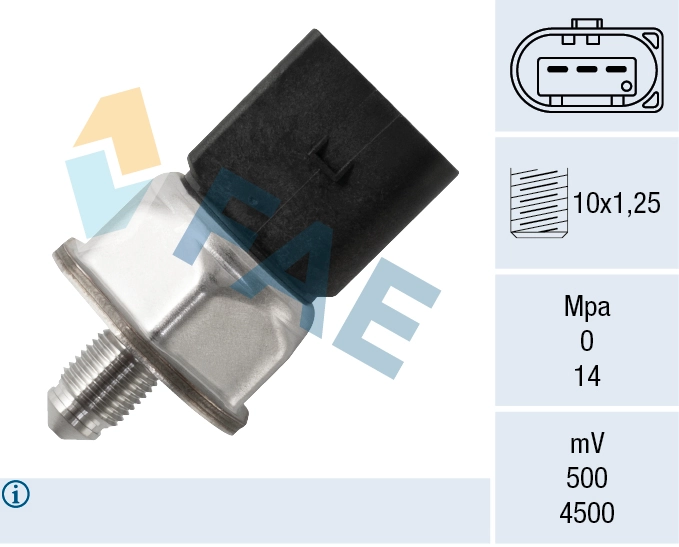 Sensor, fuel pressure