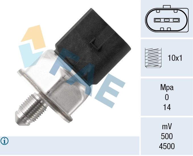 Sensor, fuel pressure