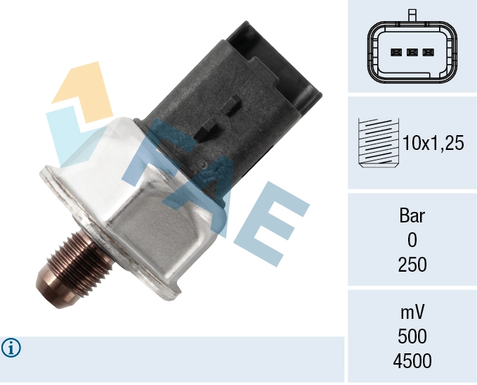 Sensor, fuel pressure