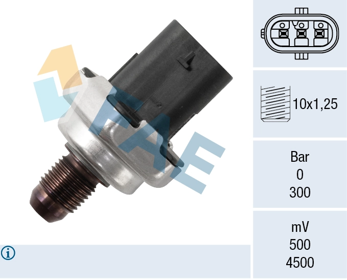 Sensor, fuel pressure
