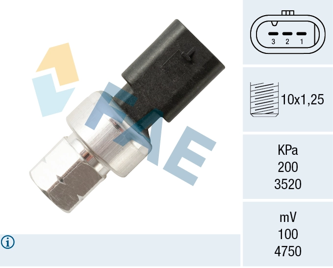 Pressure Switch, air conditioning