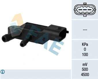 Sensor, exhaust pressure