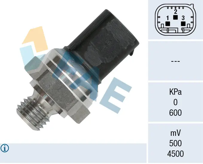 Sensor, exhaust pressure