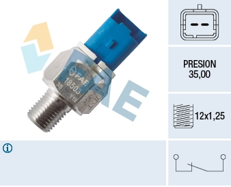 Sensor, oil pressure