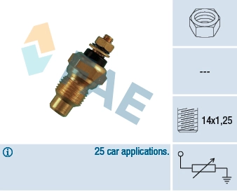 Sensor, coolant temperature
