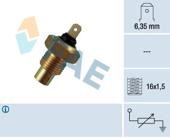 Sensor, coolant temperature