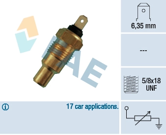 Sensor, coolant temperature
