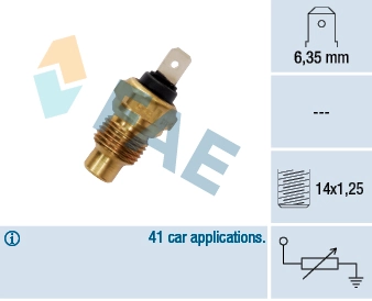 Sensor, coolant temperature