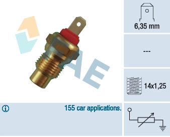 Sensor, coolant temperature
