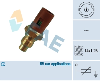 Sensor, coolant temperature