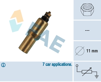 Sensor, coolant temperature