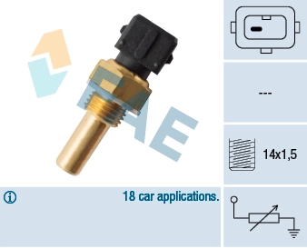 Sensor, coolant temperature