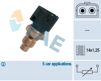 Sensor, coolant temperature