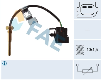 Sensor, coolant temperature