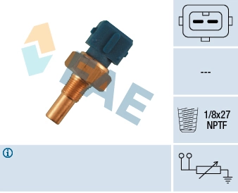 Sensor, coolant temperature