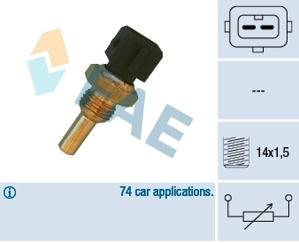Sensor, coolant temperature