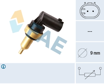Sensor, coolant temperature