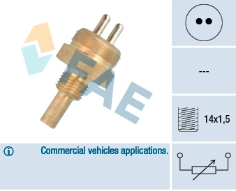 Sensor, coolant temperature