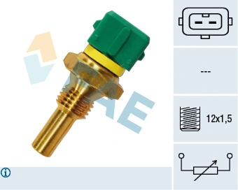 Sensor, cylinder head temperature