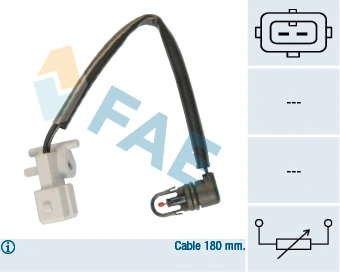 Sensor, exterior temperature